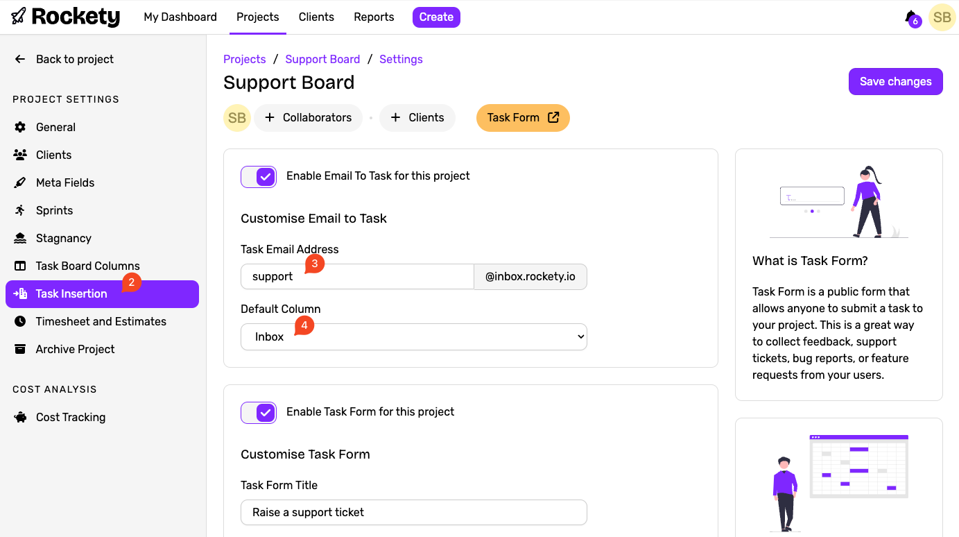 Enable Email to Task